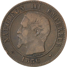 Münze, Frankreich, Napoleon III, Napoléon III, 2 Centimes, 1856, Marseille