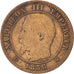Moneda, Francia, Napoleon III, Napoléon III, 2 Centimes, 1856, Lille, BC