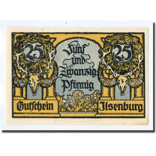 Banknote, Germany, Ilsenburg, 25 Pfennig, paysage, 1923, 1923-01-01, UNC(63)