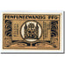 Banconote, Germania, Ilmenau Stadt, 25 Pfennig, Usine 1, 1921, 1921-01-01, SPL