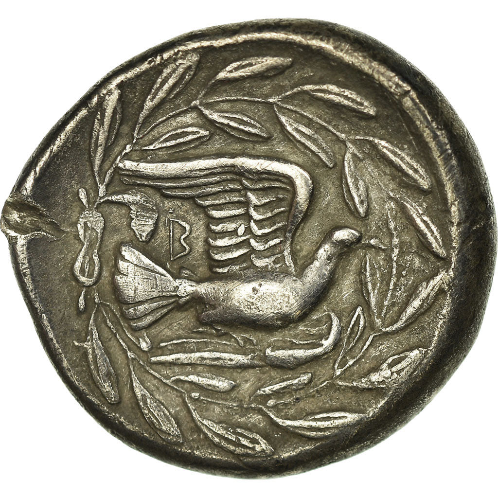 Moneda, Sikyon, Sicyon, Stater, MBC, Plata
