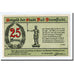 Banknote, Germany, Bramstedt, 25 Pfennig, personnage, 1920, 1920-12-07, UNC(63)