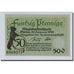 Banconote, Germania, Berlin Stadt, 50 Pfennig, ours, 1920, 1920-01-30, SPL