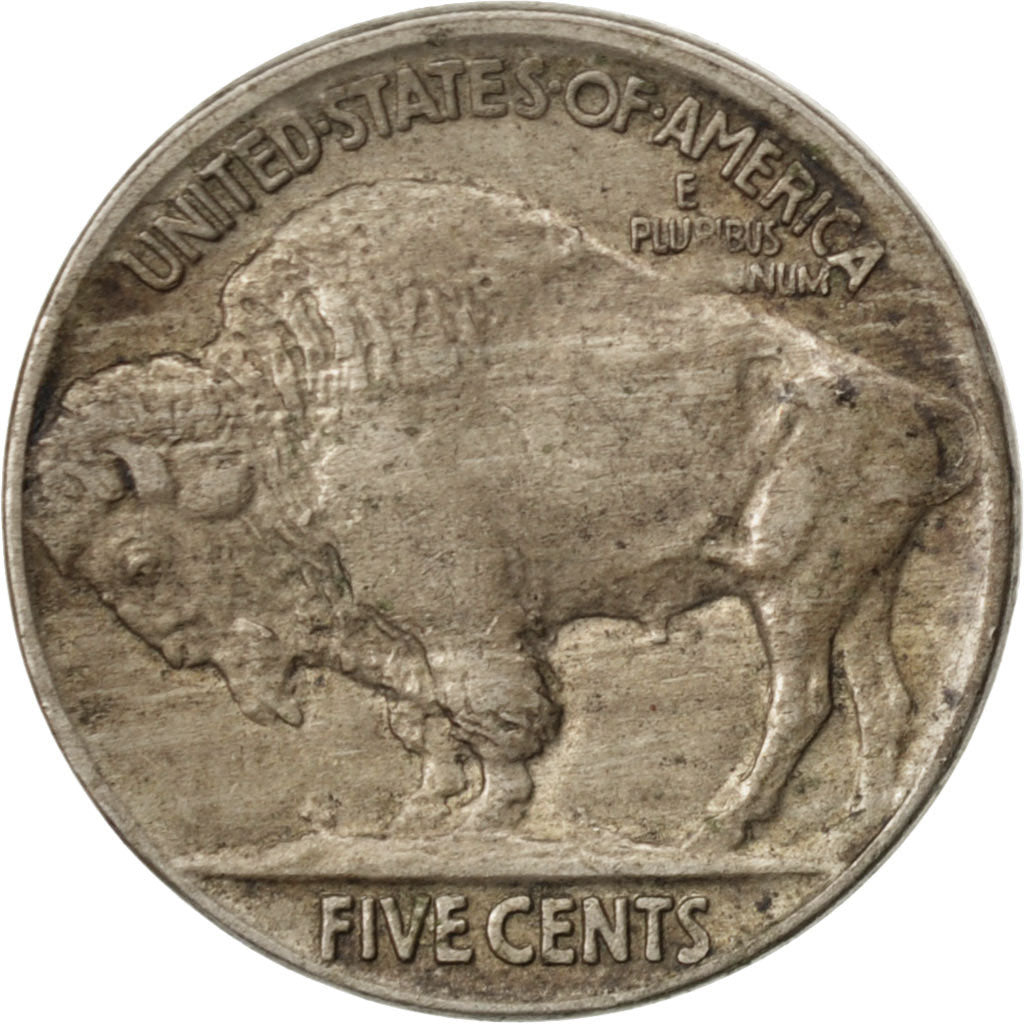 UNITED STATES, Buffalo Nickel, 5 Cents, 1920, U.S. Mint, KM #134, EF(40-45),...