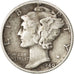 États-Unis, Mercury Dime, 1940, Philadelphia, EF(40-45), Argent, KM:140