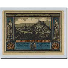 Geldschein, Deutschland, Bolkenhain, 75 Pfennig, paysage, O.D, UNZ-, Mehl:137.2