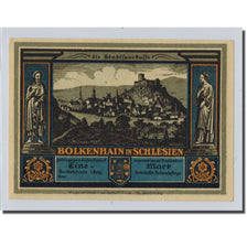 Banknot, Niemcy, Bolkenhain, 1 Mark, paysage, O.D, Undated, UNC(63), Mehl:137.2