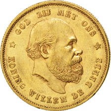 Pays-Bas, William III, 10 Gulden, 1876, KM 106