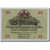 Biljet, Duitsland, Wunsiedel, 25 Pfennig, ruelle, 1918, 1918-11-11, SPL