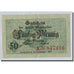 Banknot, Niemcy, Wiesbaben, 50 Pfennig, graphique, 1919, Undated, UNC(63)