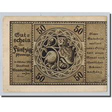 Banconote, Germania, Wasserburg, 50 Pfennig, paysage, 1920, 1920-10-01, SPL