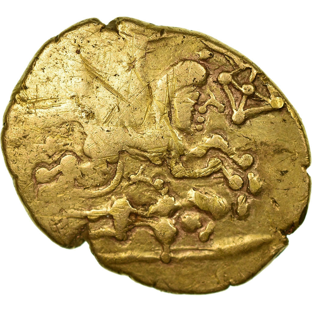 Monnaie, Aulerci Cenomani, Statère, TTB, Or, Delestrée:2143