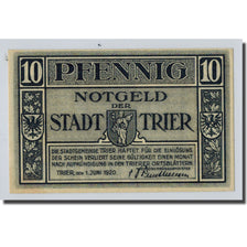 Banknote, Germany, Trier, 10 Pfennig, Ecusson, 1920, 1920-06-01, UNC(63)