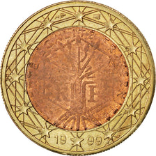 FRANCE, Euro, 1999, Paris, KM #1288, MS(63), Bi-Metallic, 23.25, 6.12