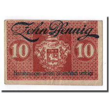 Banknote, Germany, Saarlouis, 10 Pfennig, Ecusson, 1919, UNC(63)