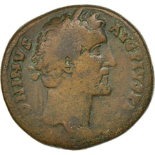 Antoninus Pius, Sestertius, Rome, MB, Bronzo, RIC:777