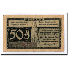 Banknote, Germany, Suderode im Harz, 50 Pfennig, paysage, 1921, 1921-05-13