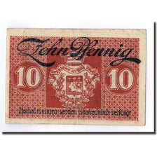 Banconote, Germania, Saarlouis, 10 Pfennig, Ecusson, 1919, SPL