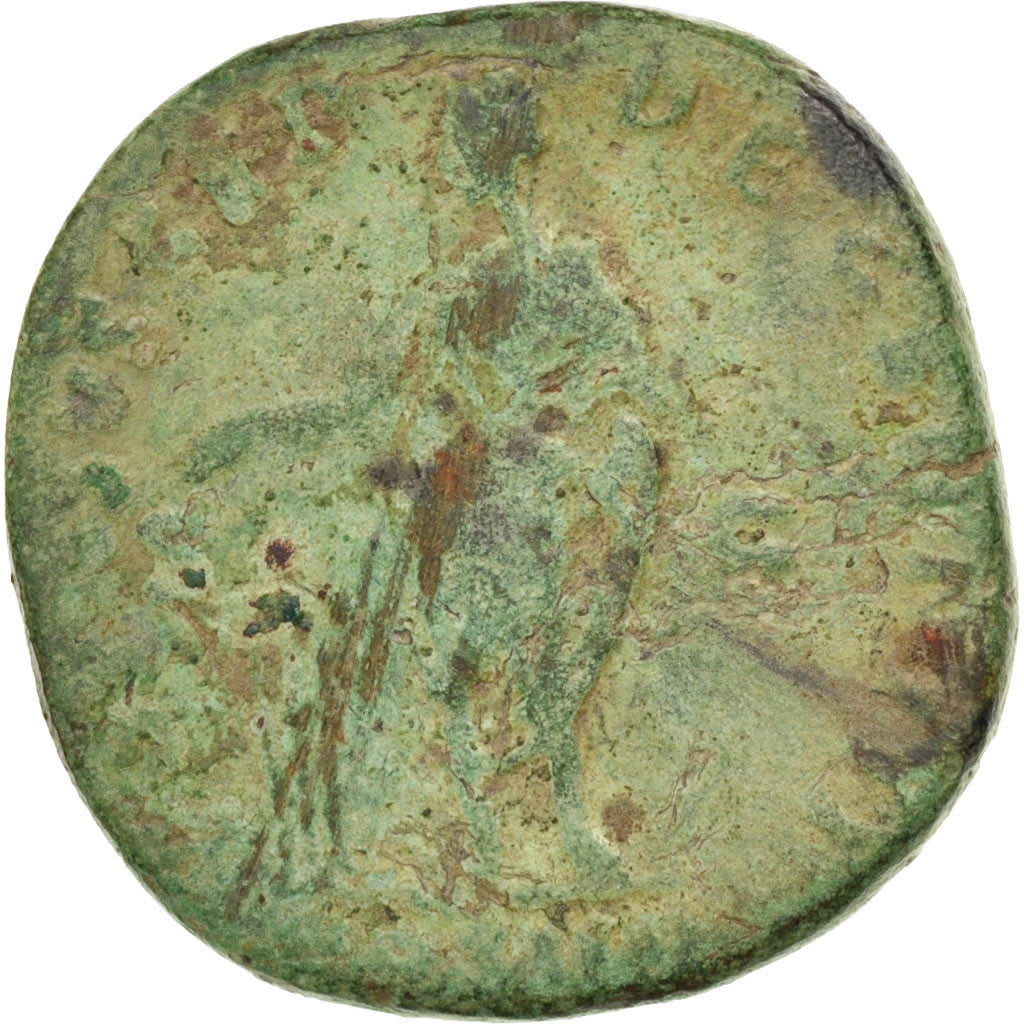Moneta, Antoninus Pius, Sesterzio, Rome, MB, Bronzo, RIC:793