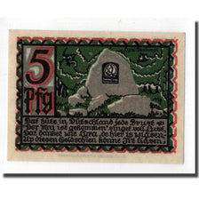 Banknote, Germany, Osnabruck, 5 Pfennig, personnage, 1921, UNC(63), Mehl:1032.1