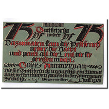 Banknote, Germany, Oberammergau, 75 Pfennig, squelette, 1921, 1921-07-01