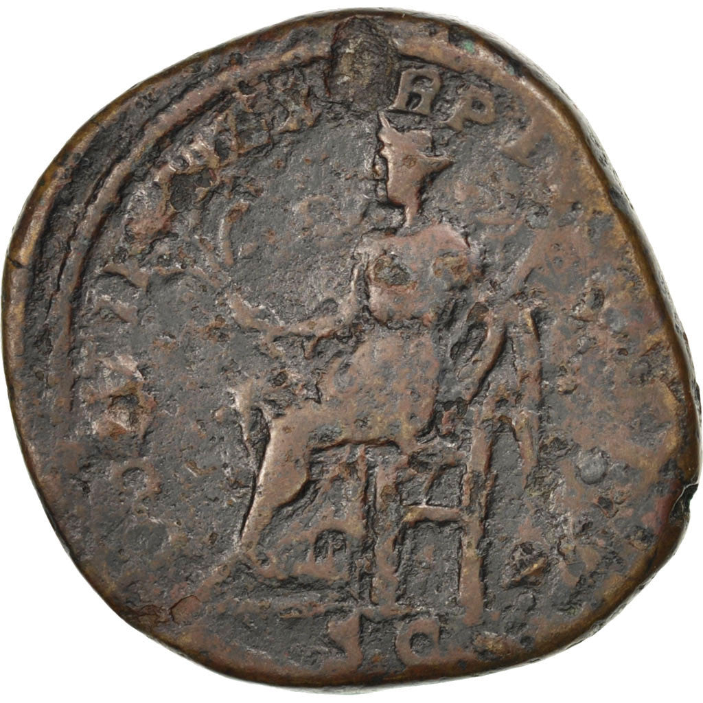 Severus Alexander, Sestertius, Rome, MB, Bronzo, RIC:402