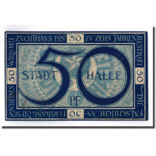 Banknote, Germany, Halle, 50 Pfennig, graphique, O.D, UNC(63)