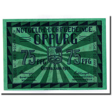 Banconote, Germania, Oppurg, 75 Pfennig, paysage, 1921, 1921-08-01, SPL