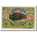 Banknote, Germany, Heessen Bad Eilsen, 25 Pfennig, personnage, 1921, 1921-04-01