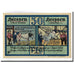 Geldschein, Deutschland, Heessen Bad Eilsen, 50 Pfennig, personnage, 1921