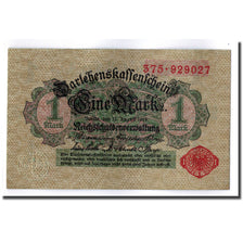 Biljet, Duitsland, 1 Mark, 1914, 1914-08-12, KM:50, SPL