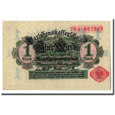 Billet, Allemagne, 1 Mark, 1914, 1914-08-12, KM:50, SPL