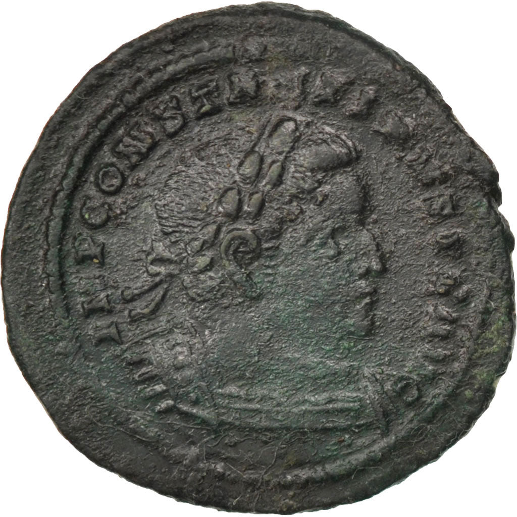 Coin, Constantine I, Follis, London, VF(30-35), Bronze, RIC:121a