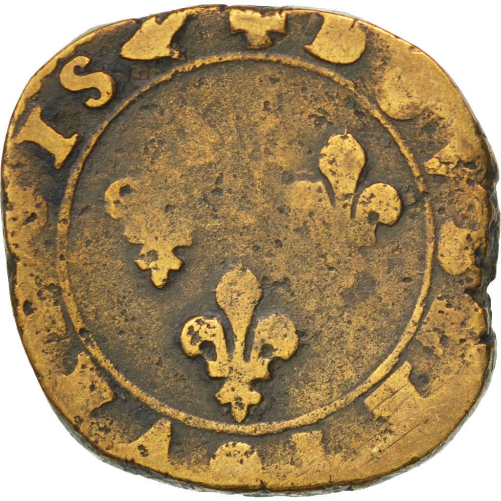 FRANCE, Double Tournois, Paris, VF(20-25), Copper, CGKL #88, 2.67