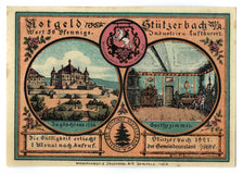 Banknote, Germany, Stuzerbach, 50 Pfennig, personnage 4, 1921, UNC(63)