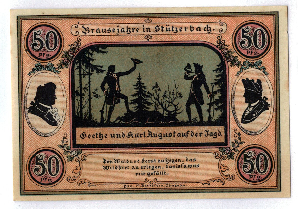 Banknote, Germany, Stuzerbach, 50 Pfennig, personnage 4, 1921, UNC(63)