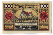 Banknote, Germany, Wilsnack, 100 Pfennig, personnage 1, 1922, 1920-06-20