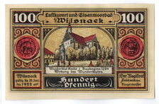 Billete, Alemania, Wilsnack, 100 Pfennig, personnage 1, 1922, 1920-06-20, SC