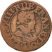FRANCE, Double tournois, buste enfantin, Double Tournois, 1619, Poitiers, KM...