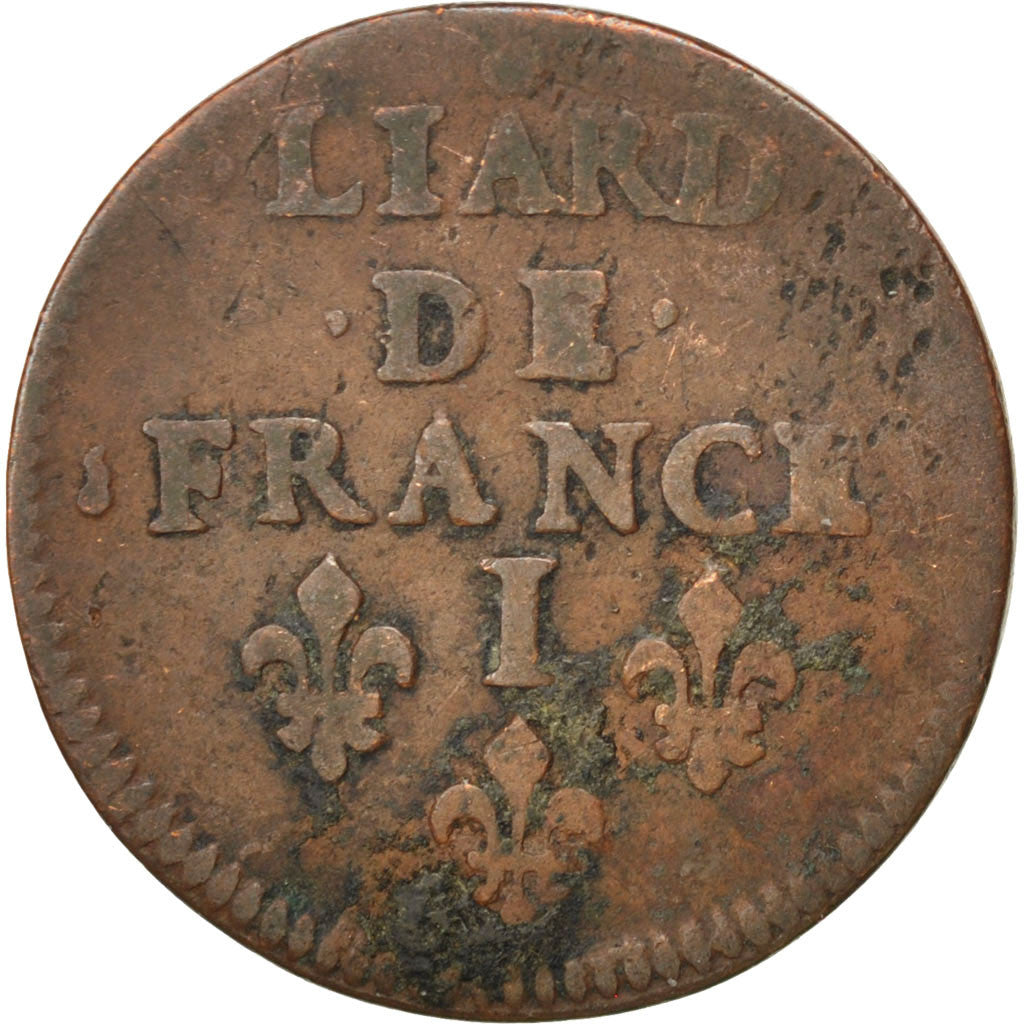 Louis XIV, Liard de France, 1656 I, Limoges, C2G 112