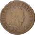 FRANCE, Liard de France au buste juvénile, deuxième type, Liard, 1656, Rouen, KM