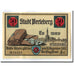 Biljet, Duitsland, Perleberg, 50 Pfennig, statue, 1921, SPL, Mehl:1056.1