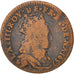 Francia, Louis XIV, Liard de France au buste juvénile, deuxième type, Liard...