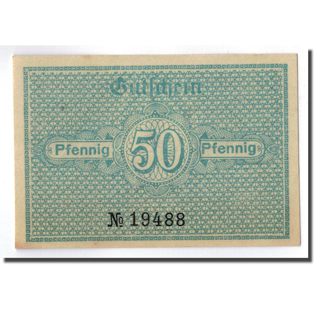 Banknote, Germany, Katzütte, 50 Pfennig, paysage, 1920, 1920-12-15, UNC(63)