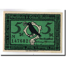 Banknote, Germany, Merseburg Stadt, 5 Pfennig, personnage, 1921, UNC(63)