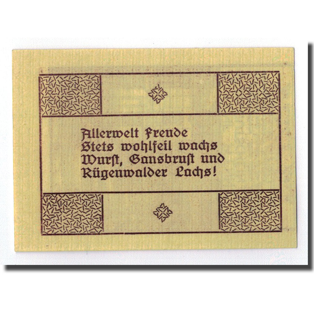 Banknote, Germany, Rugenwalde, 5 Pfennig, ruelle, 1920, 1920-10-01, UNC(63)
