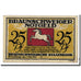 Banknote, Germany, Braunschweig, 25 Pfennig, personnage, 1922, 1922-05-01