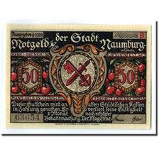 Geldschein, Deutschland, Naumburg a.S. Stadt, 50 Pfennig, personnage 1, 1920