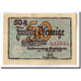 Biljet, Duitsland, Glashutte, 50 Pfennig, horloge, 1921, SPL, Mehl:430.1