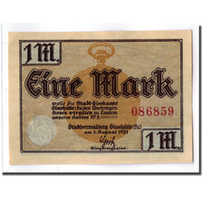 Banknot, Niemcy, Glashutte, 1 Mark, Objets, 1921, Undated, UNC(63), Mehl:430.1